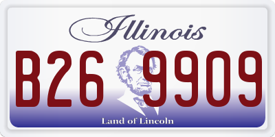 IL license plate B269909
