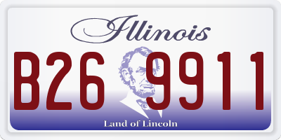 IL license plate B269911
