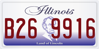IL license plate B269916