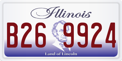 IL license plate B269924