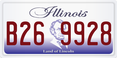 IL license plate B269928