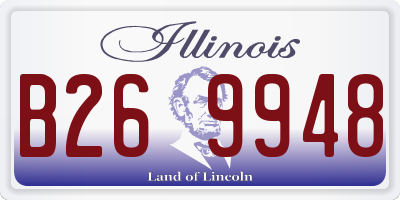 IL license plate B269948