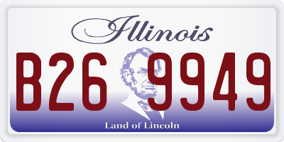 IL license plate B269949