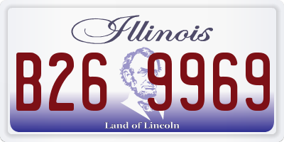 IL license plate B269969
