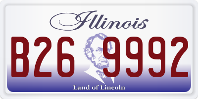 IL license plate B269992