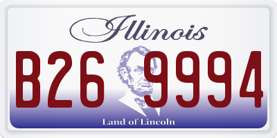 IL license plate B269994