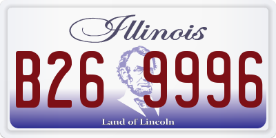IL license plate B269996
