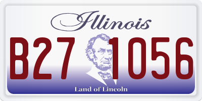 IL license plate B271056