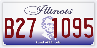 IL license plate B271095