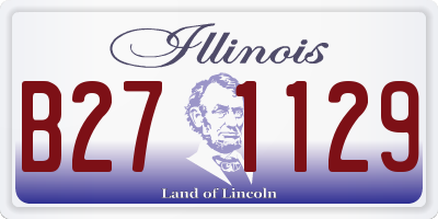 IL license plate B271129