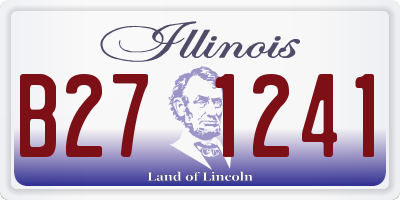 IL license plate B271241