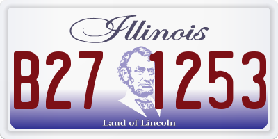 IL license plate B271253