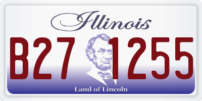 IL license plate B271255
