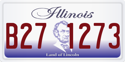 IL license plate B271273