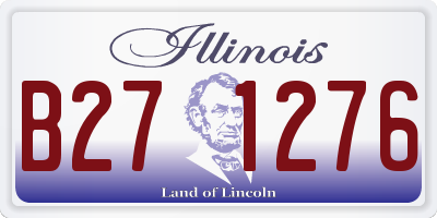 IL license plate B271276