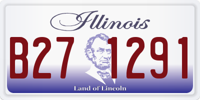 IL license plate B271291