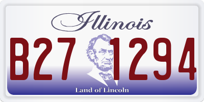 IL license plate B271294
