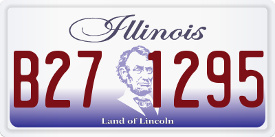 IL license plate B271295