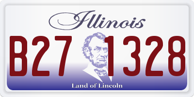 IL license plate B271328
