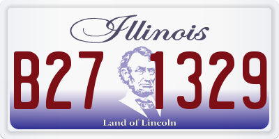 IL license plate B271329