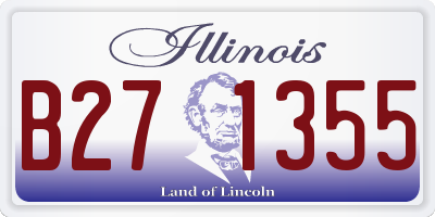 IL license plate B271355