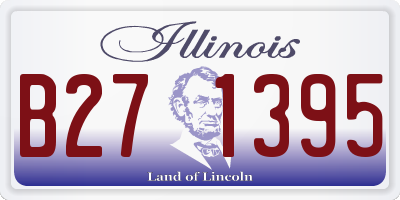 IL license plate B271395