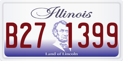 IL license plate B271399