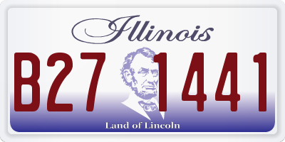 IL license plate B271441