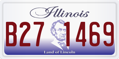 IL license plate B271469