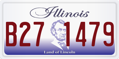 IL license plate B271479