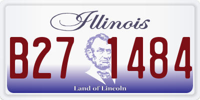 IL license plate B271484