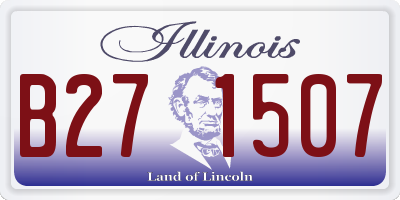 IL license plate B271507