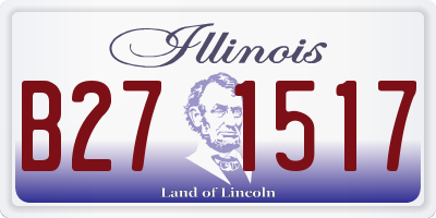 IL license plate B271517