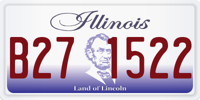 IL license plate B271522