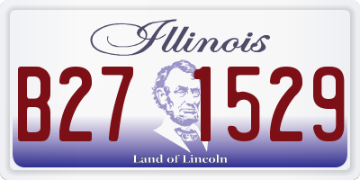 IL license plate B271529