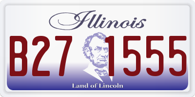 IL license plate B271555