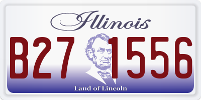 IL license plate B271556