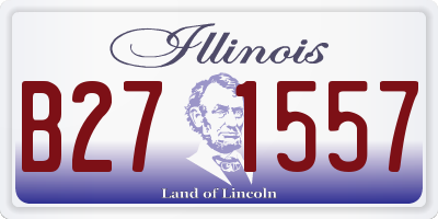 IL license plate B271557