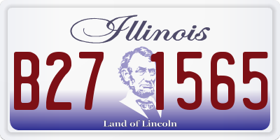 IL license plate B271565