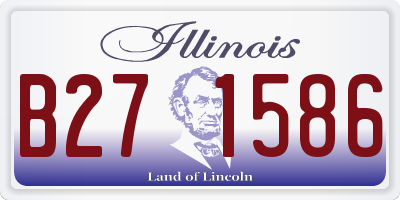 IL license plate B271586