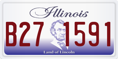 IL license plate B271591