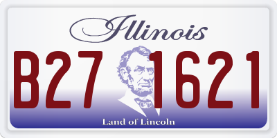 IL license plate B271621
