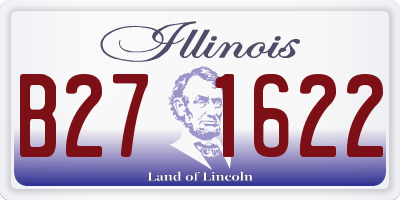 IL license plate B271622