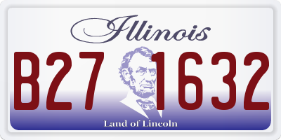 IL license plate B271632