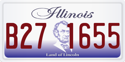 IL license plate B271655