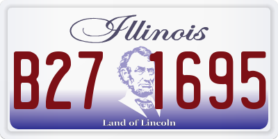 IL license plate B271695