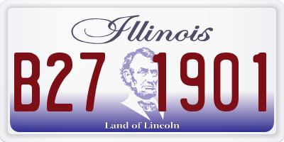 IL license plate B271901