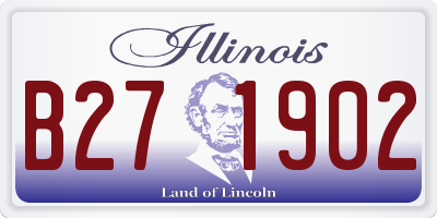 IL license plate B271902