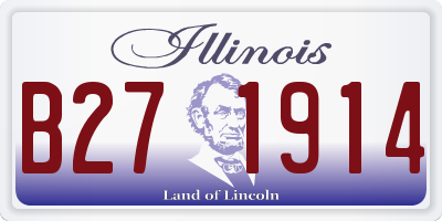 IL license plate B271914