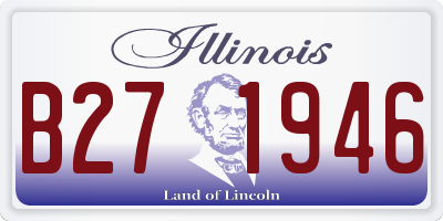 IL license plate B271946